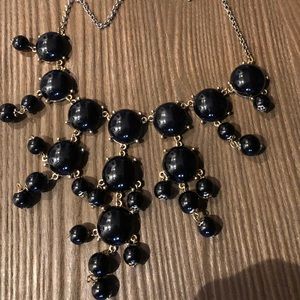 Long Black Collar Necklace